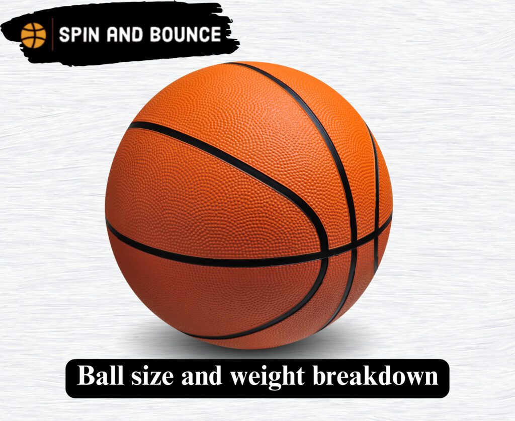 Ball size and weight breakdown