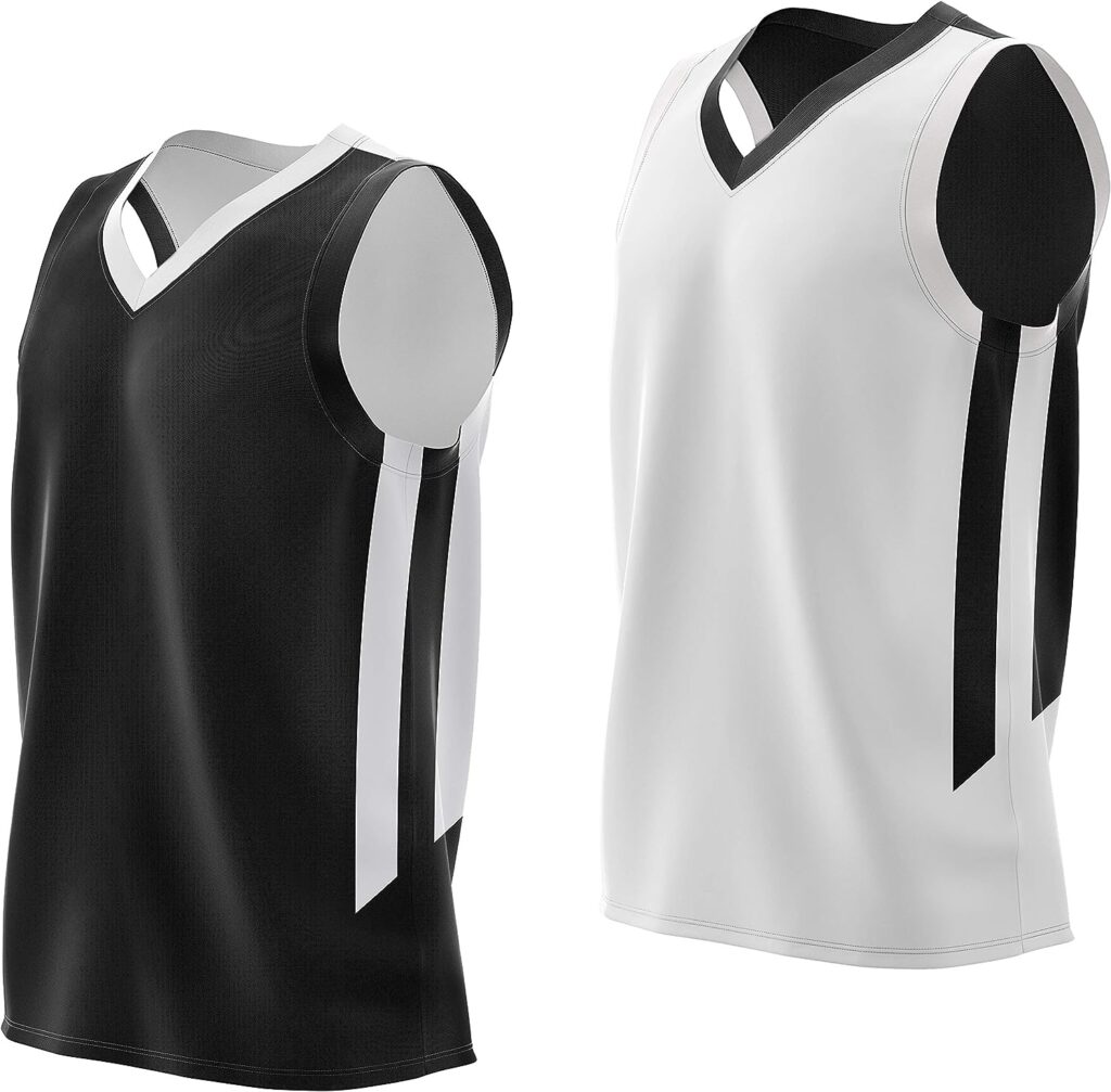 Liberty Imports Reversible Men's Mesh Athletic Basketball Jerseys Single for Team Scrimmage