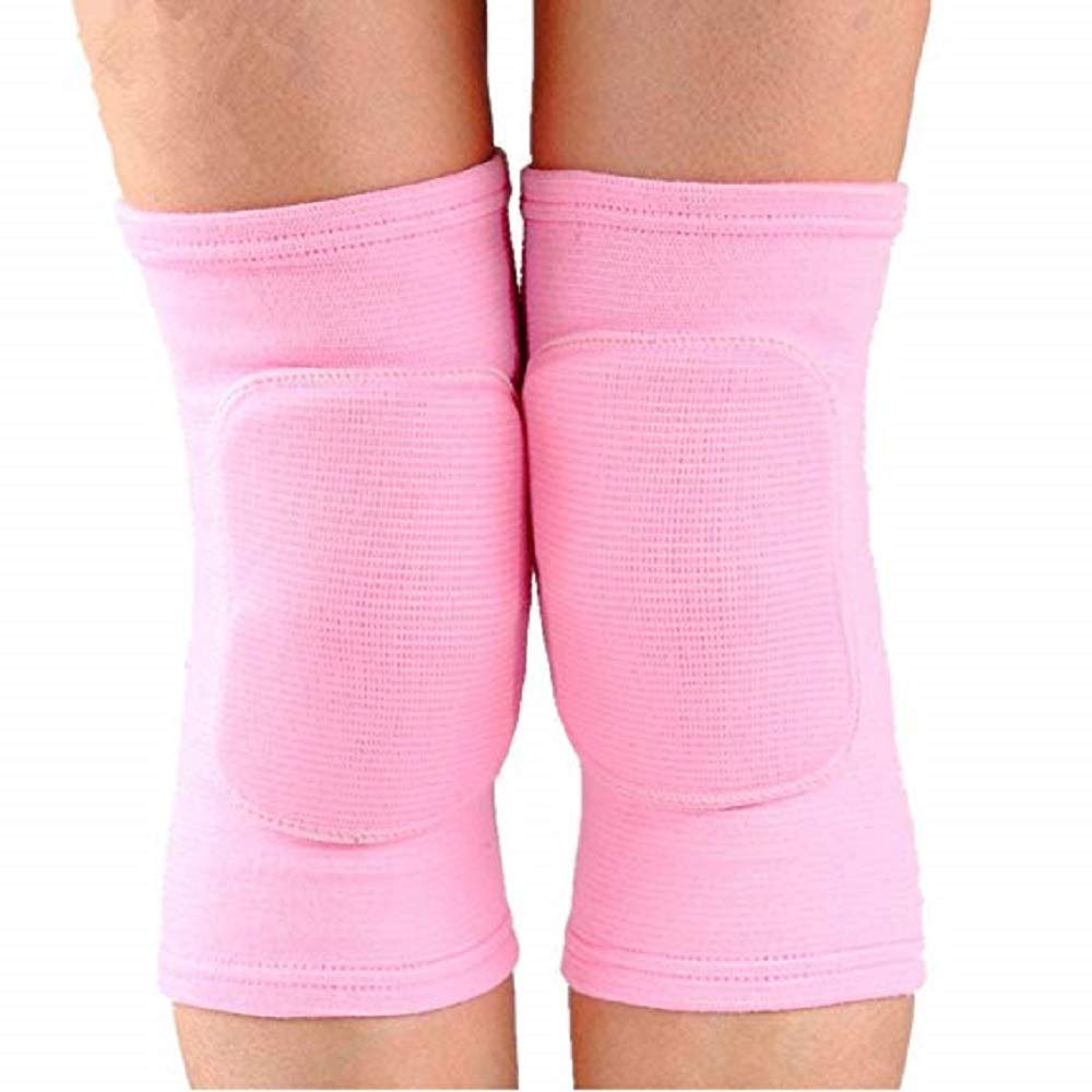 JUMISEE Kids Knee Pad, Anti-Slip Padded Sponge Knee Brace Breathable Flexible Elastic Knee Support for Football Volleyball Dance Skating Basketball Sports 