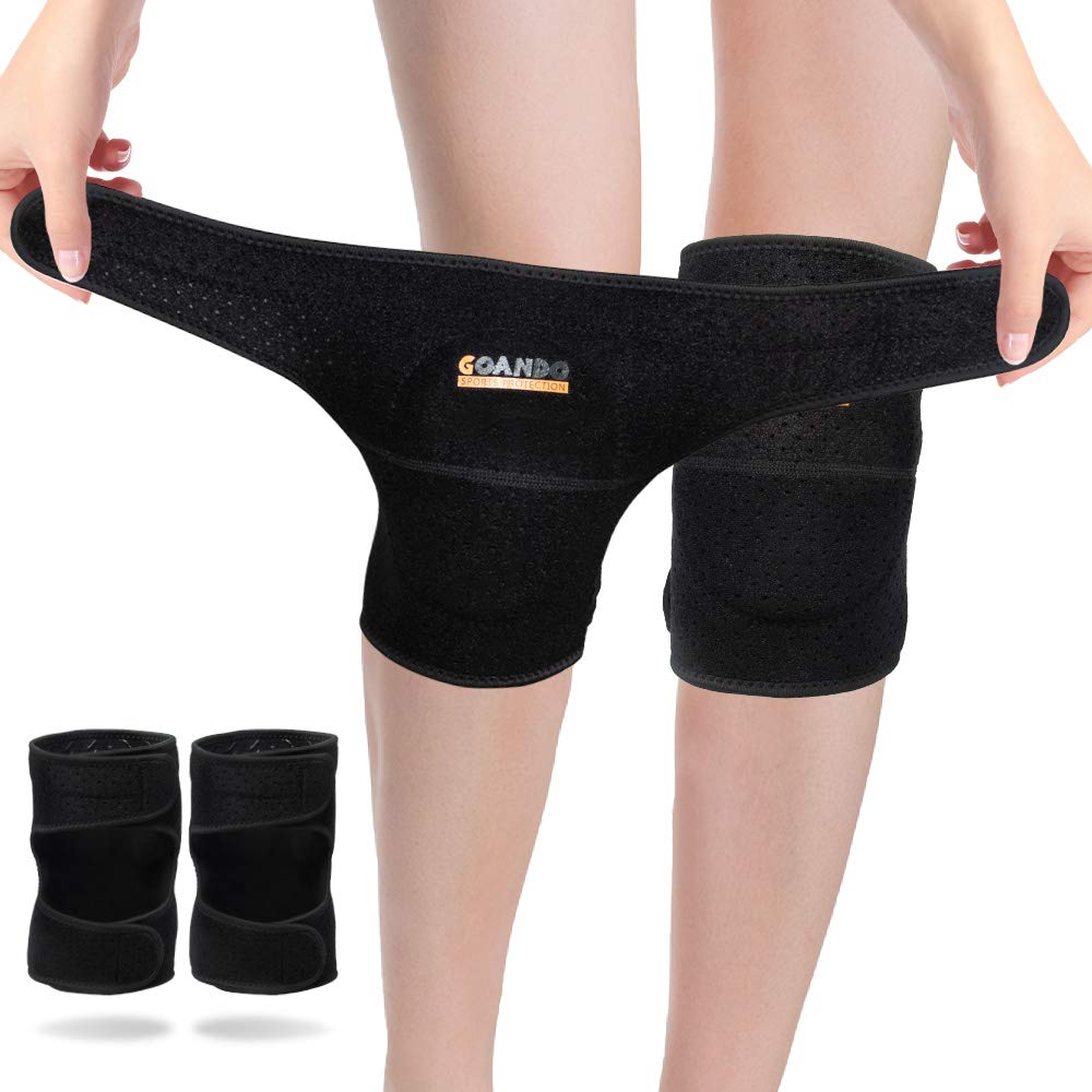 GOANDO Knee Pads for Dancers Volleyball Knee Pads for Women Protective Knee Pads for Girls 1 Pair Elbow Pads for Dancing Running Hiking Basketball Anti-Slip... 