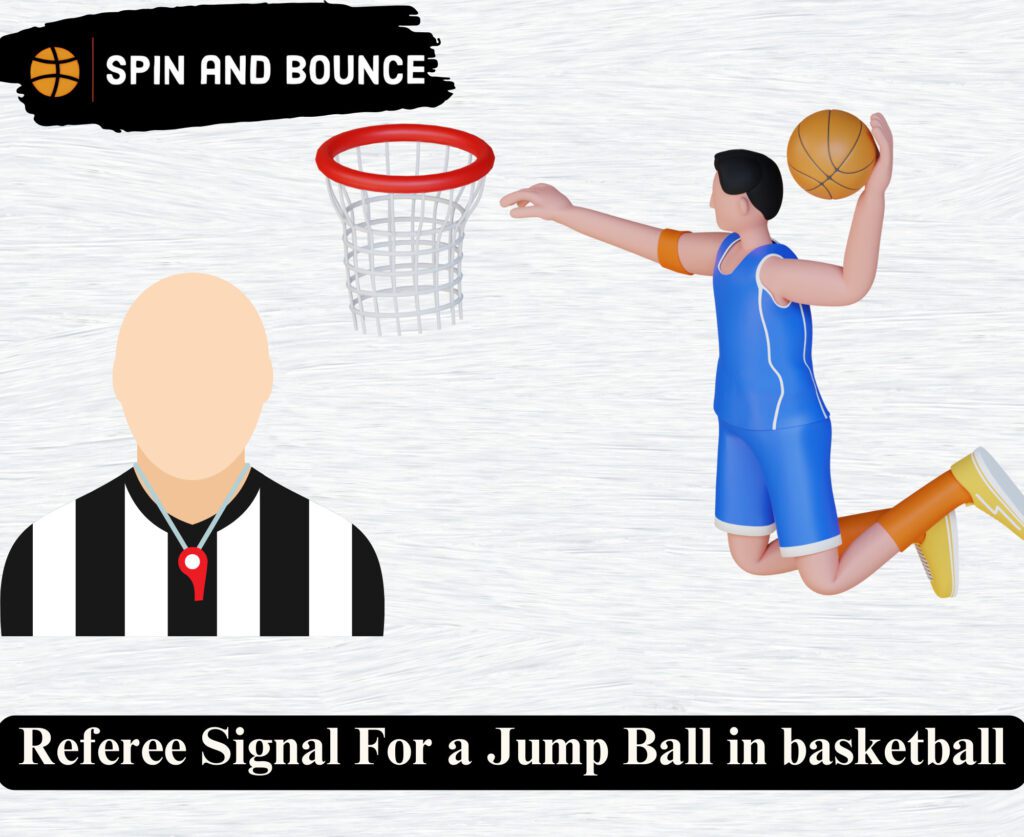 Referee Signal For a Jump Ball