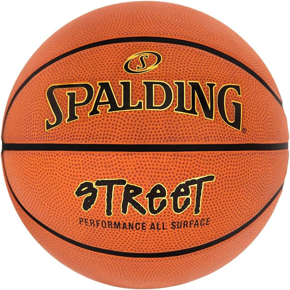 Spalding Outdoor Basketballs, Performance Rubber Cover Stands up to Asphalt or Concrete - 29.5", 28.5", 27.5" 