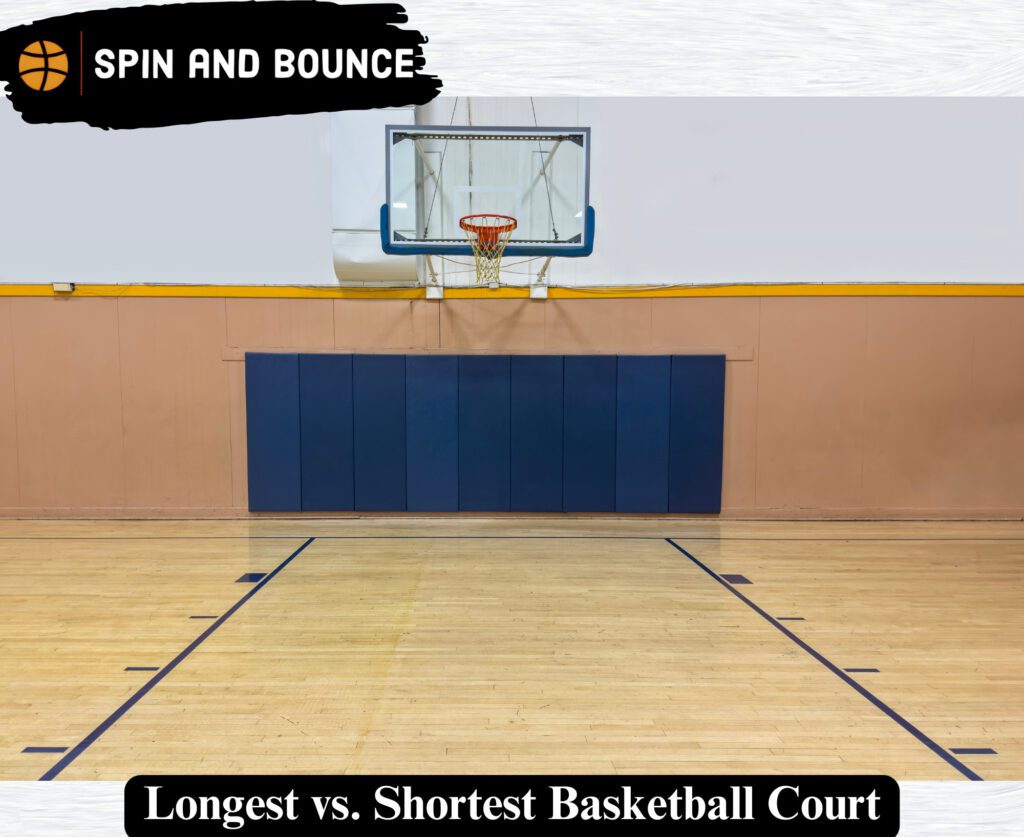 Longest vs. Shortest Basketball Court