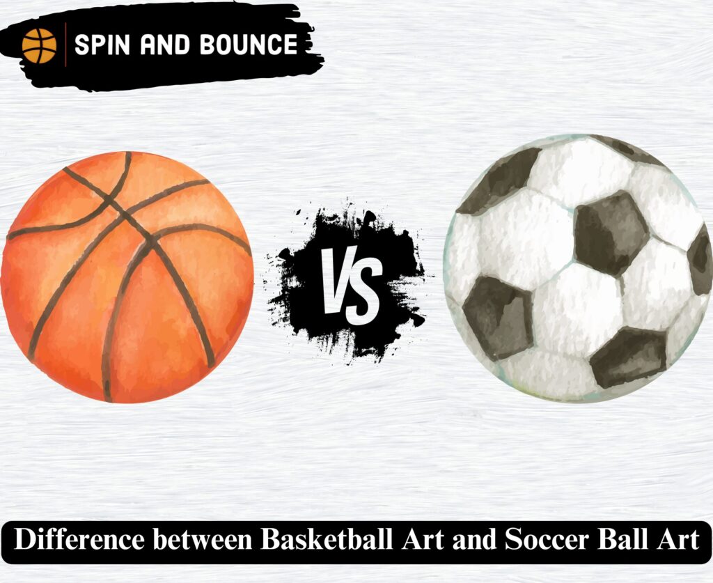  difference between Basketball Art and Soccer Ball Art?