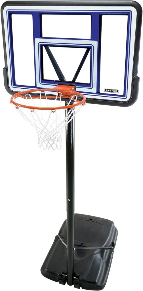 7 Lifetime Height Adjustable Portable System, 44 Inch Backboard